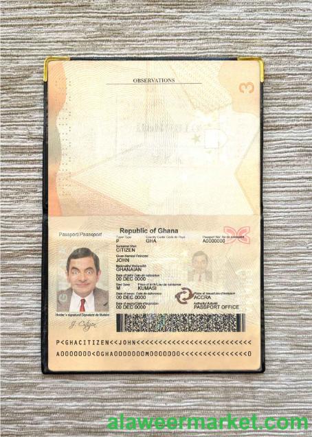 Ghana passport photo look